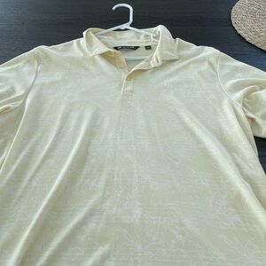 Travis Mathew Light Yellow Polo Shirt
